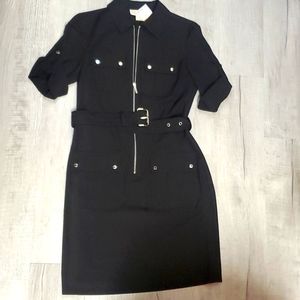 NWT Michael Kors black dress Size Petite Small
